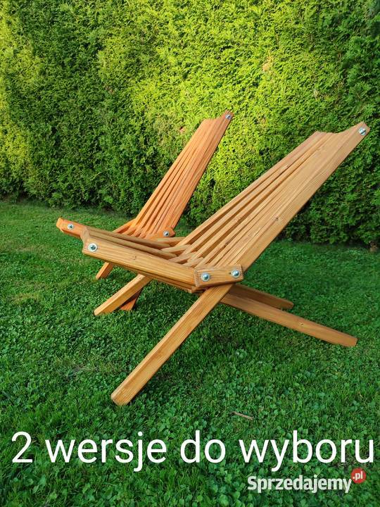 Krzesło ogrodowe 2 WERSJE Leżak ogrodowy Sauna Dom i Ogród