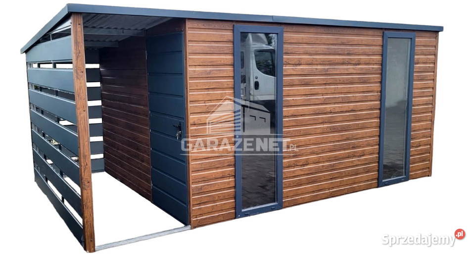 DOMEK OGRODOWY 45X25 M WIATA 15X25 DRZWI 2xOKNO Łapanów