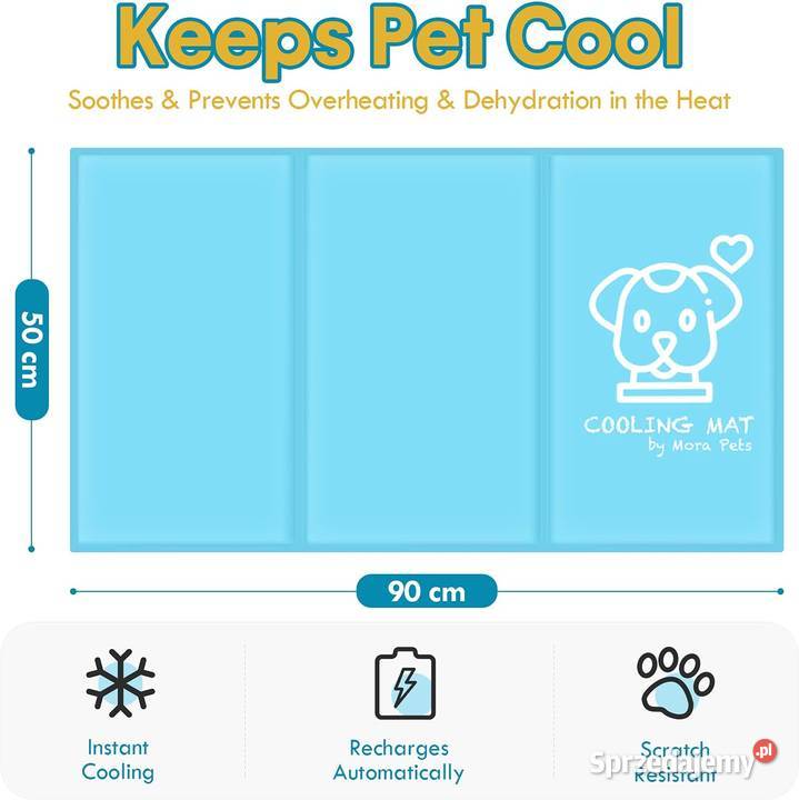 Chłodząca mata psa Mora Pets 50x90 Gaszowice