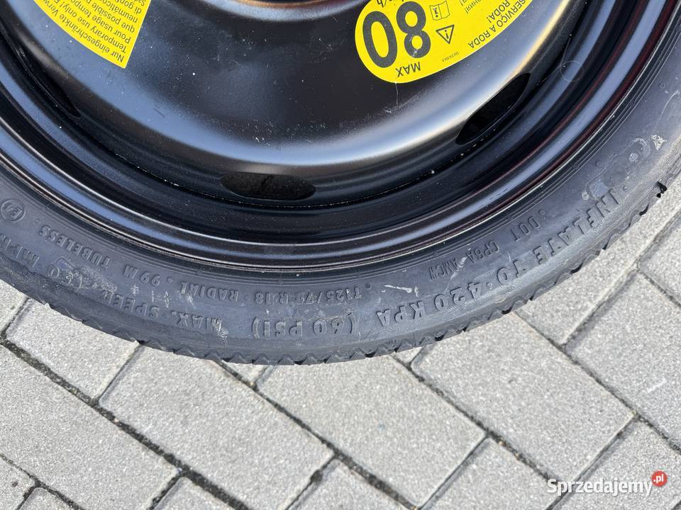 Koło dojazdowe grupa VAG