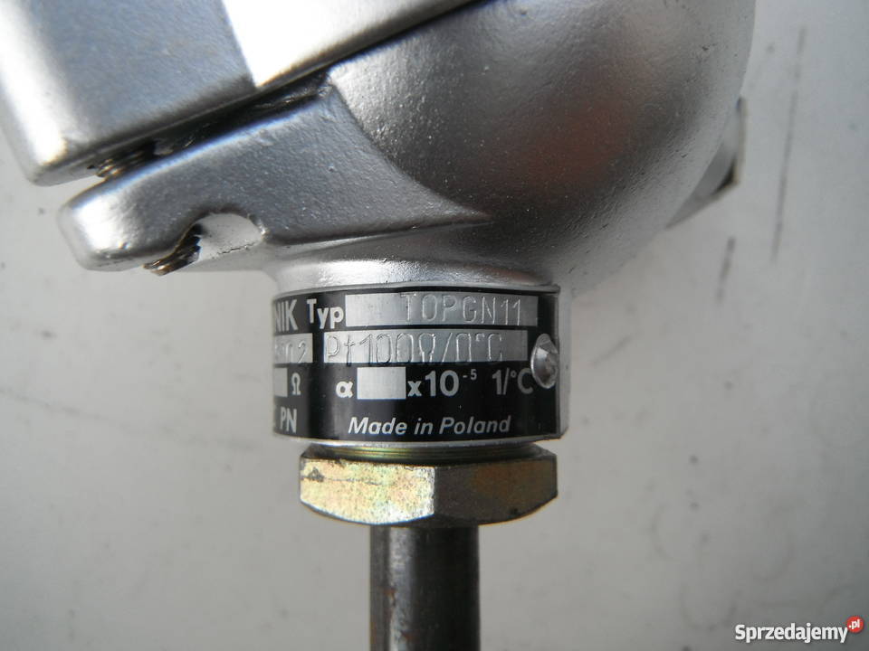 Pt 100 TOPGN11 czujnik temperatury 200400C Nowe mazowieckie Chlewiska