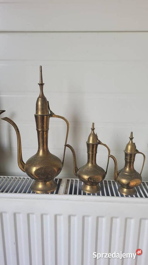 Dzbanki z mosiądzu podlaskie Ciechanowiec