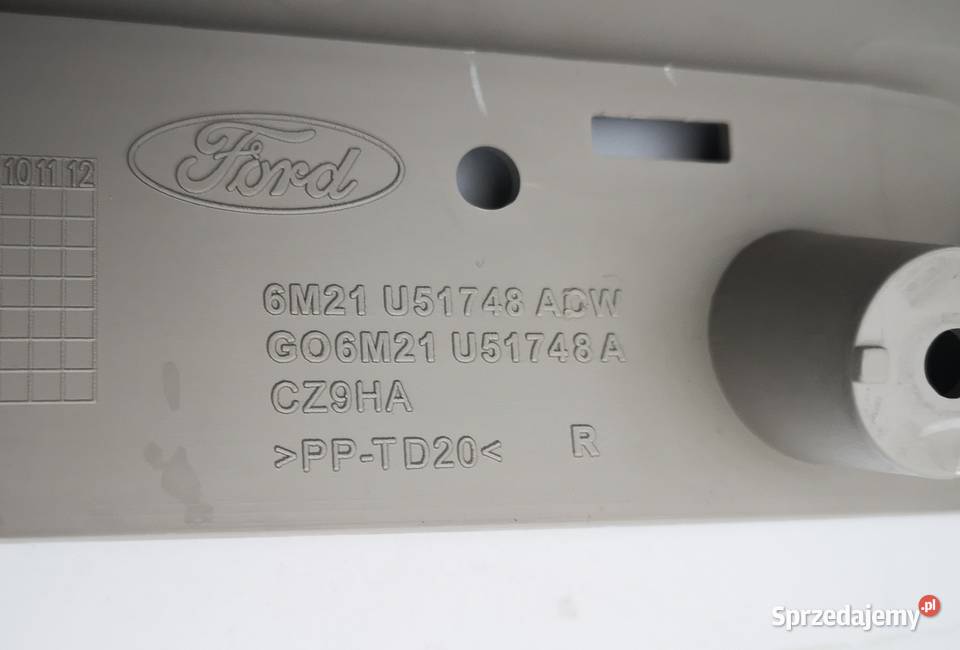 Listwa prawa wykończenie boku dachu Galaxy S osobowe mazowieckie Warszawa