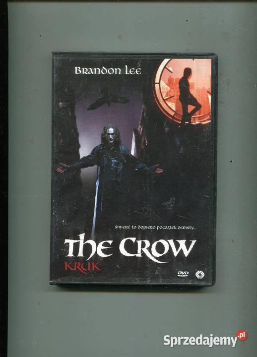 The Crow Kruk Brandon Lee Film DVD Kultura i Rozrywka Szczecin