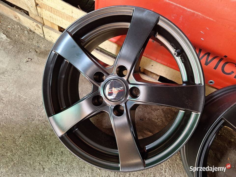 NOWE Alufelgi 5x108 16 ET48 DEZENT RE Dark koła Średnica 16" Choceń