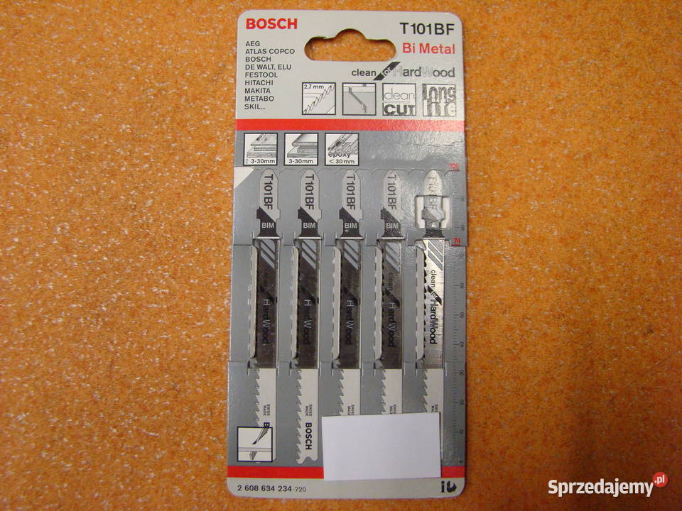 Brzeszczot BOSCH do wyrzynarki typ T 5 PC Ref 2 śląskie