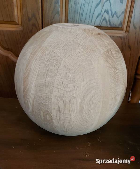 Kula dębowa, Kula drewniana, Kula z drewna 30cm