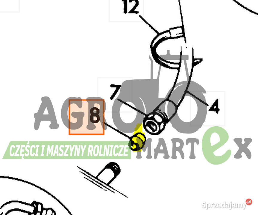 81660105 USZCZELKA RURKI PALIWA JCB dolnośląskie