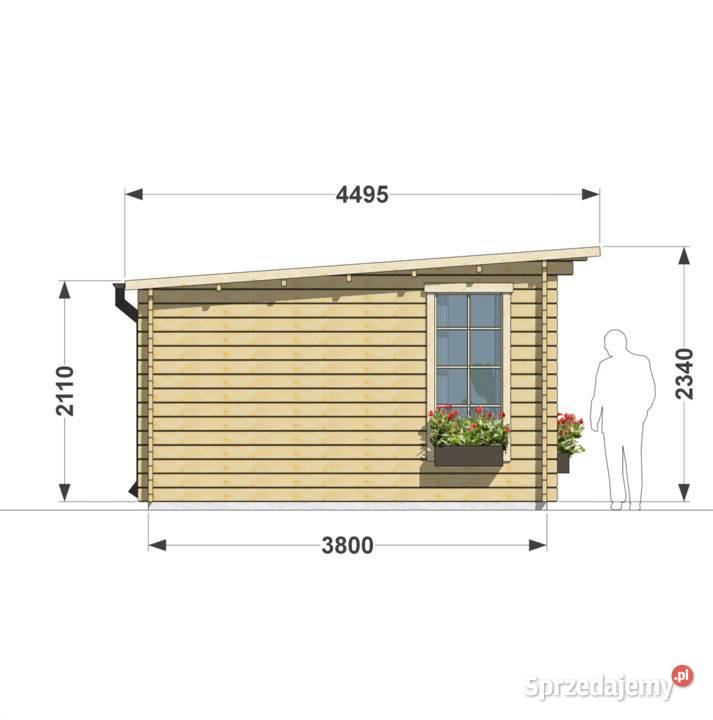 Domek letniskowy drewniany Essex 54 m