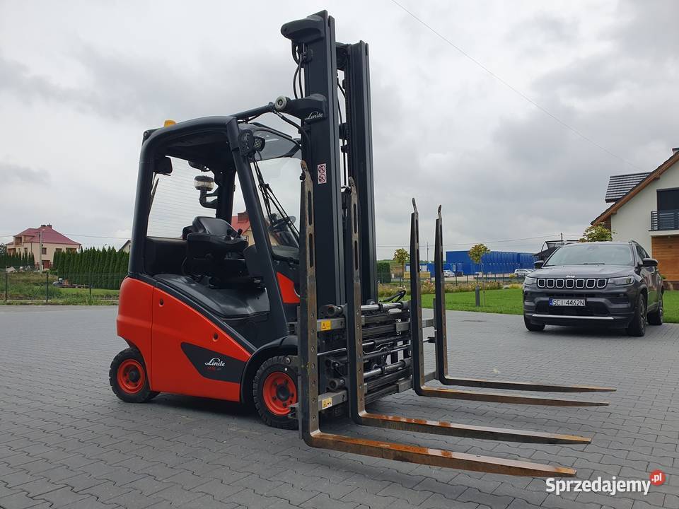Wózek widłowy LINDE H16T Evo 19r Triplex 4sekcje małopolskie Proszowice sprzedam