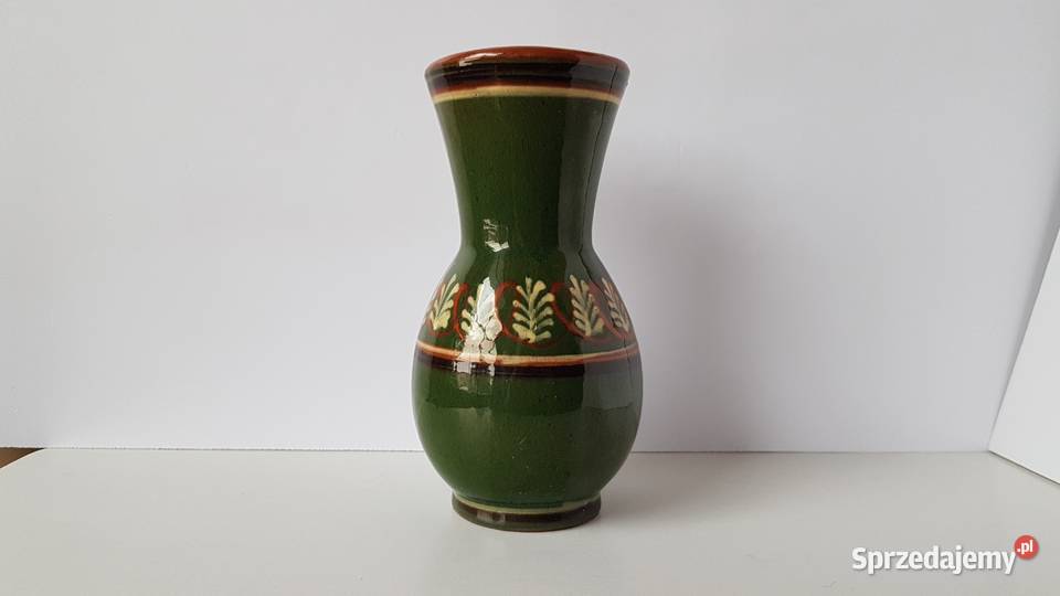 Ceramiczny wazon wazonik Łysa Góra ceramika PRL Dąbrowa Górnicza