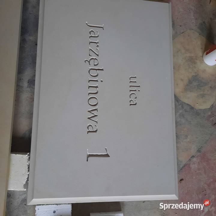 Tablice adresowe z piaskowca naturalnego tablice Szydłowiec sprzedam