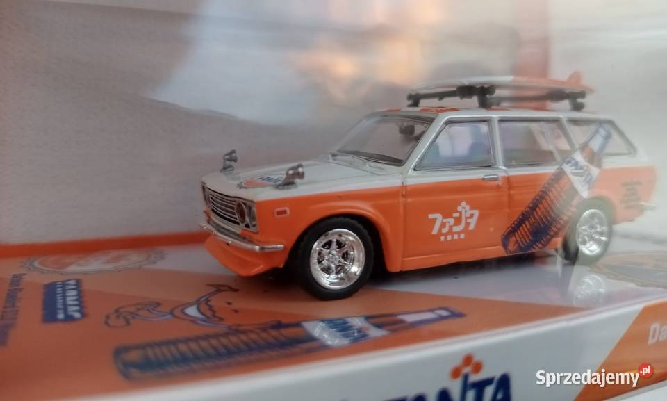 Tarmac Datsun Bluebird 510 Wagon Fanta 164 w śląskie Jaworzno