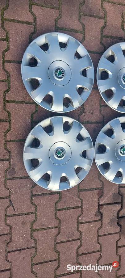 Kołpaki 15 oryginał SKODA 1Z0601147A Szczecin sprzedam