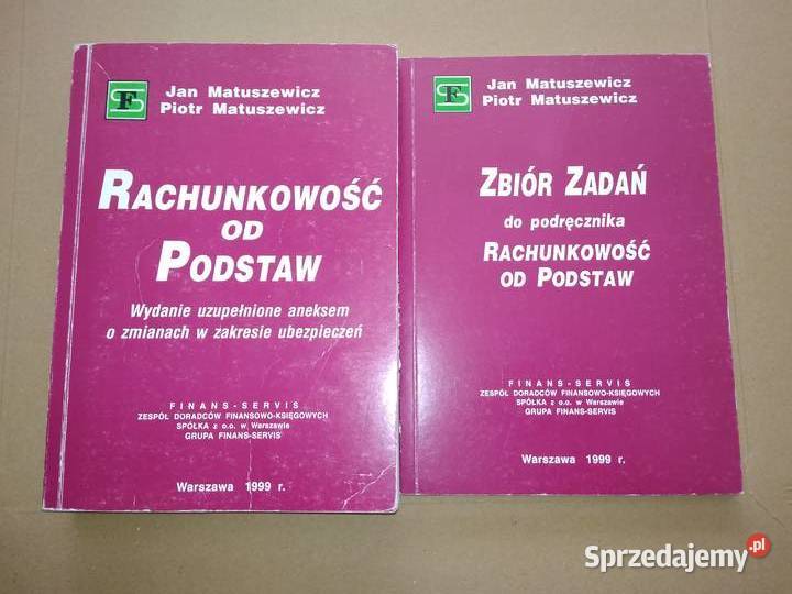 Rachunkowość podstaw zbiór zadań Książki naukowe i popularnonaukowe Pruszków
