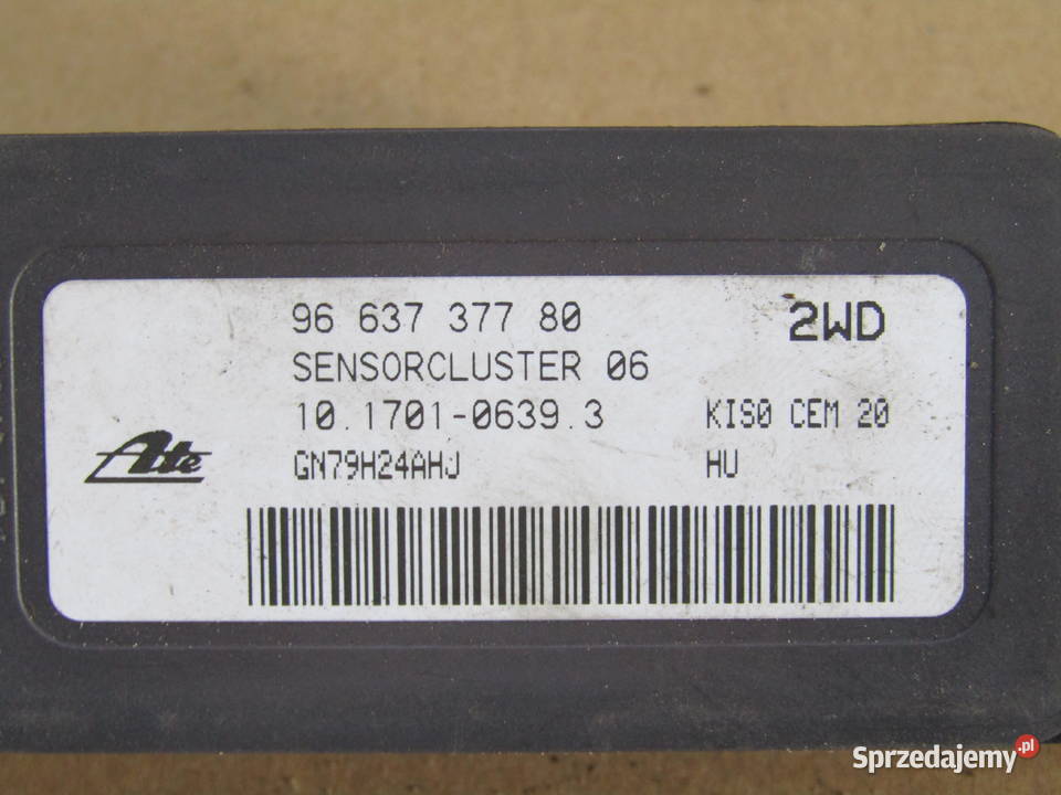 MODUŁ ESP CITROEN C3 PICASSO 9663737780 Układ ABS i ESP Mysłaków