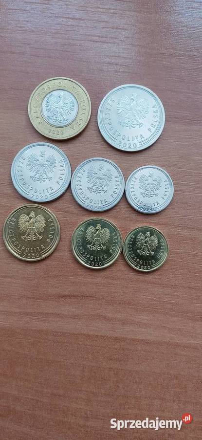 Zestaw monet 2020r Antyki, Sztuka, Kolekcje