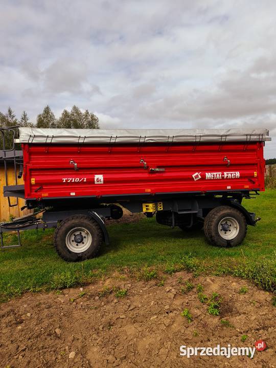 Przyczepa Rolnicza Dwuosiowa Wywrotka 6t Grabowo