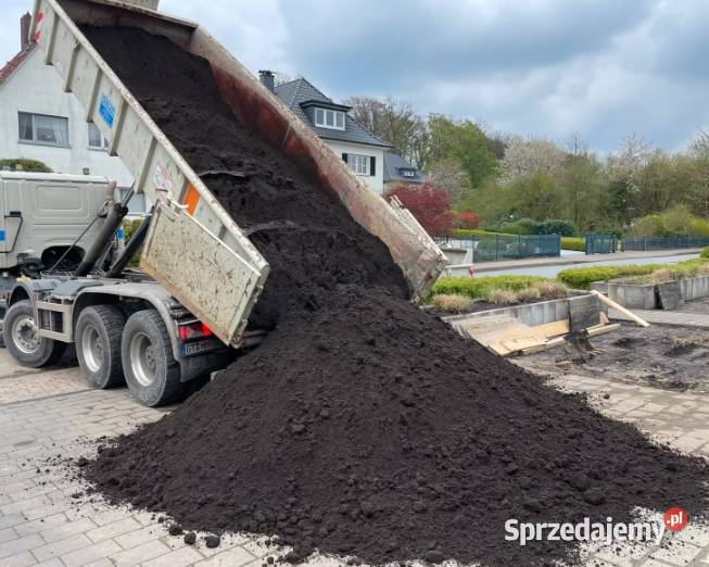 CZARNOZIEM CZYSTA ZIEMIA OGRODOWA siana Koparka pomorskie Gdynia