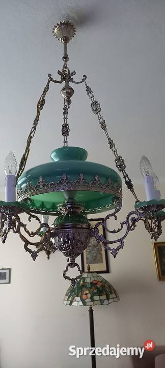JEDYNA TAKA Wisząca lampa ze srebrzonego Skierniewice