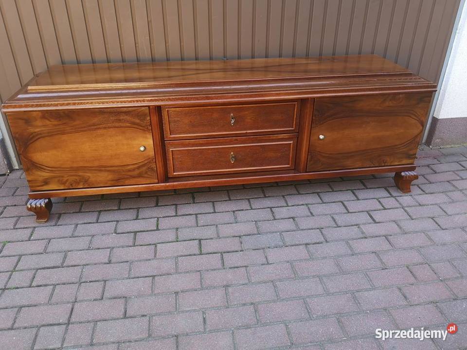 Komoda Szafka RTV Niska ARTDECO 205 OrzechDąb Meble Swarzędz