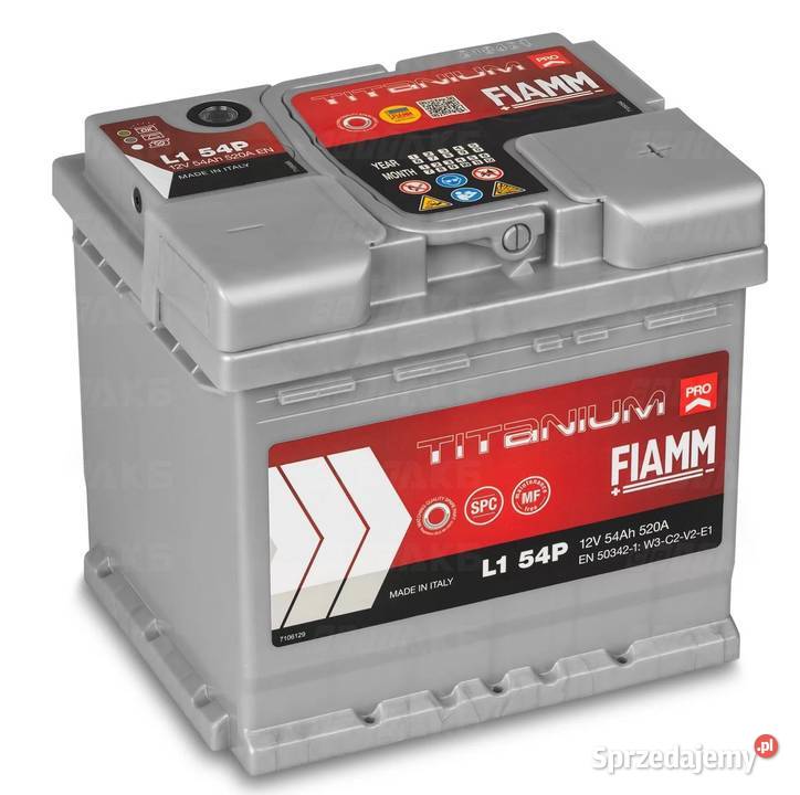 Akumulator FIAMM TITANIUM PRO 12V 54Ah 520A Lublin