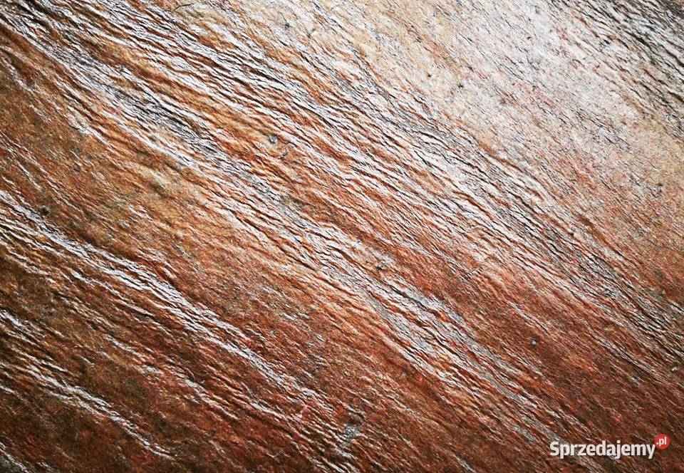 Fornir kamiennytapeta w kolorze miedzianym