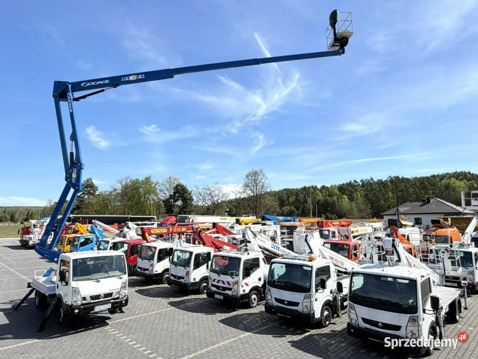 Nissan Cabstar Zwyżka Podnośnik Koszowy SOCAGE biały Widełki sprzedam