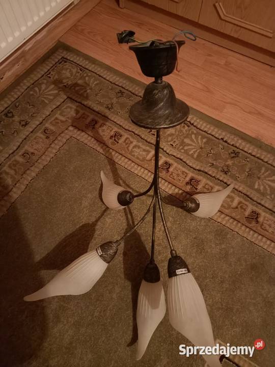 Lampa sufitowa metalszkło Toruń