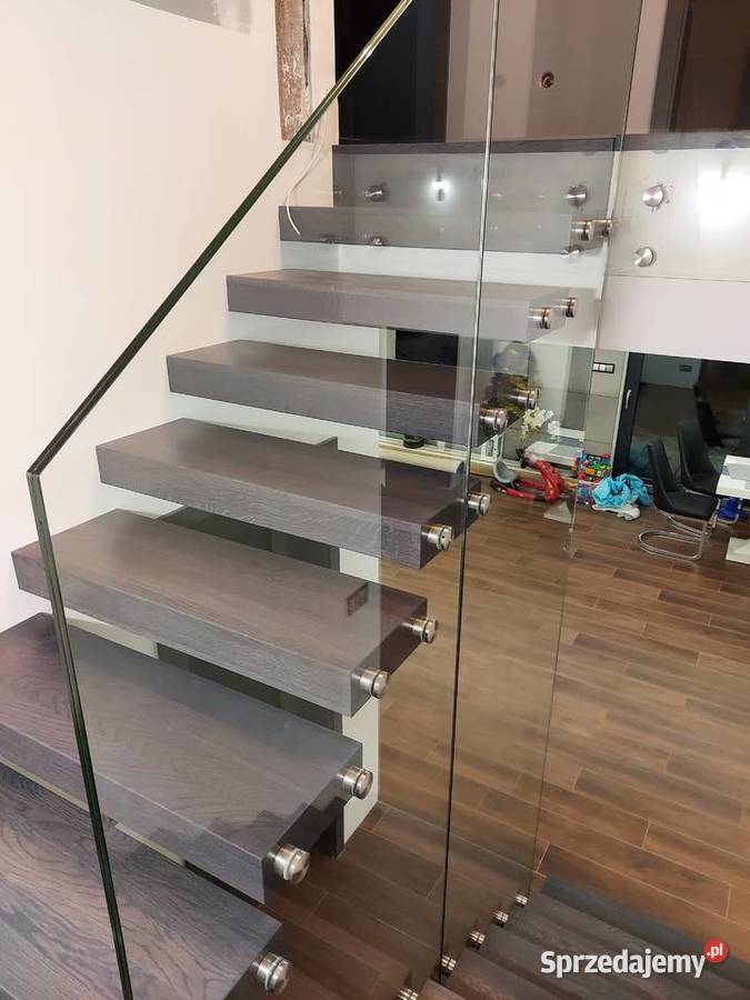 Balustrady szklane barierki balkon taras schody małopolskie Tokarnia