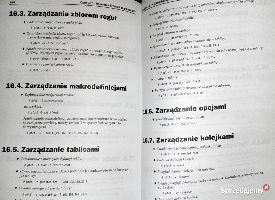 OpenBSD Tworzenie firewalli pomocą PF Jacek sprzedam