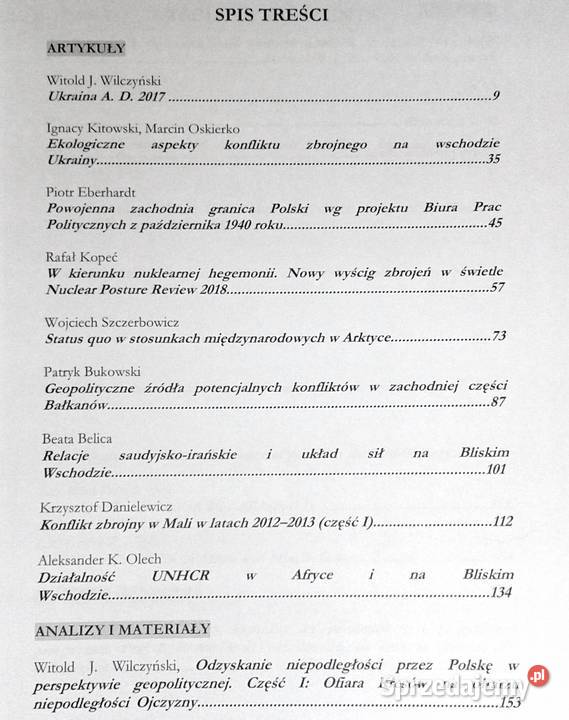Przegląd Geopolityczny Tom 24 Wiosna 2018 Chełm