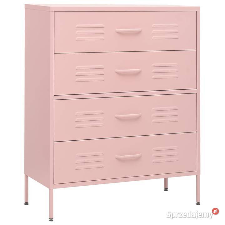 Szafka z szufladami różowa 80x35x1015 Warszawa