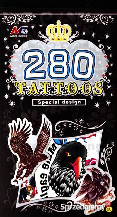 Zestaw Tatuaży Tatuaże Tymczasowe Zmywalne Pozostałe Mogilany