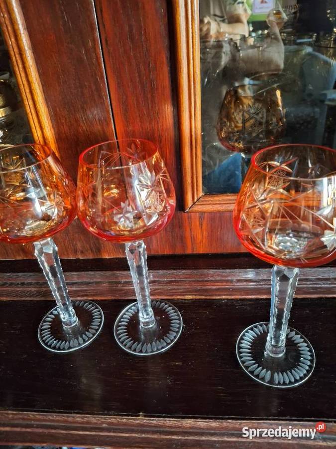 Kryształowe pomarańczowe do wina
