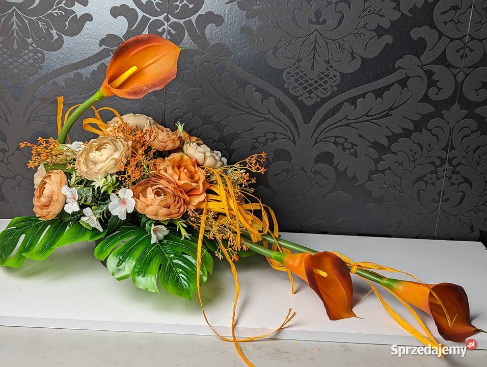 Wiązanka nagrobna 76 długości Piękna kolorystyka inny kolor Pałecznica-Kolonia