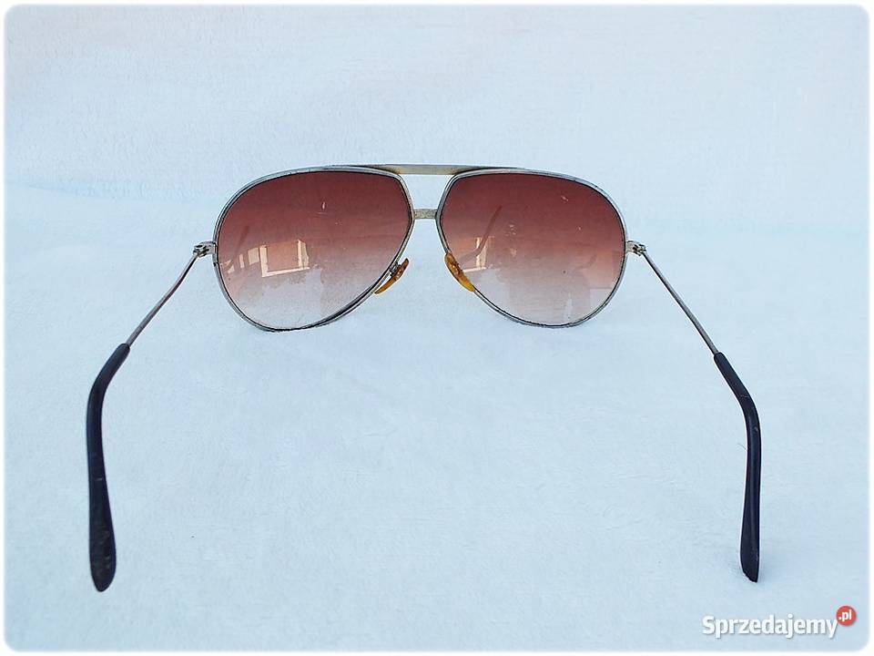 Stare Okulary przeciwsłoneczne Duże Aviator Żary