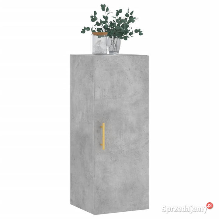 Szafka wisząca szarość betonu 345x34x90 WM828848 mazowieckie Warszawa sprzedam