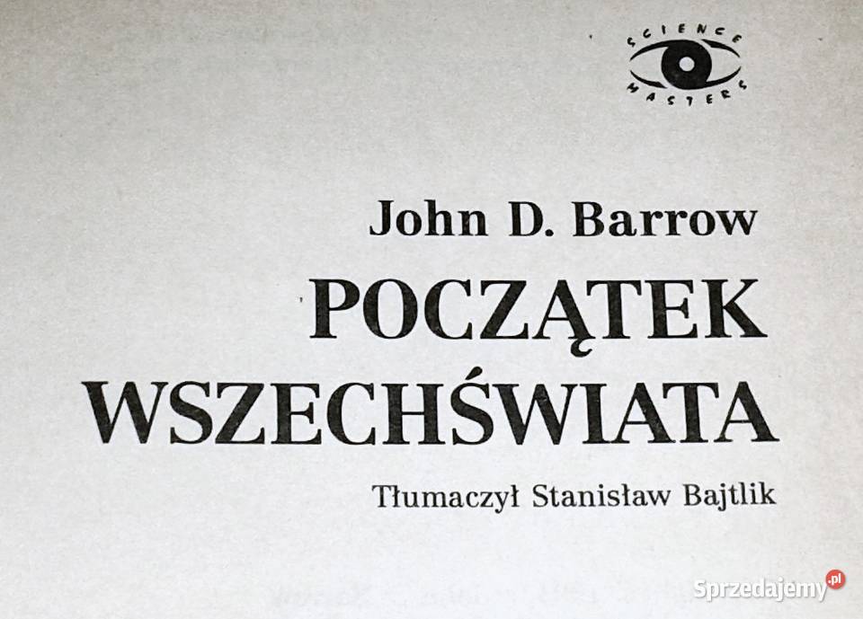 Początek wszechświata John Barrow