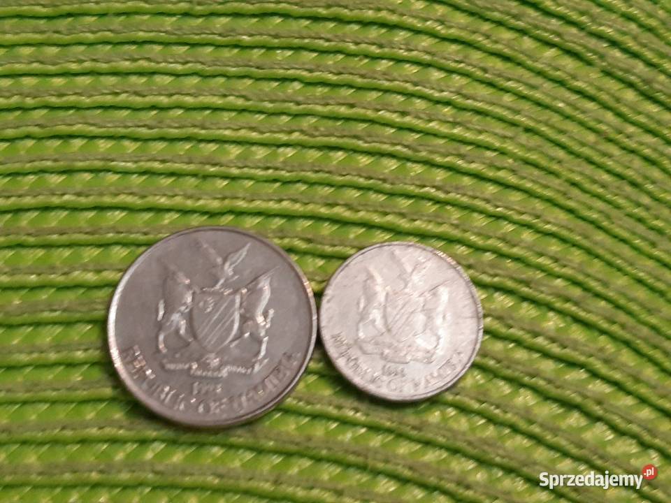 zestaw dwóch monet Namibii Numizmatyka Łomża