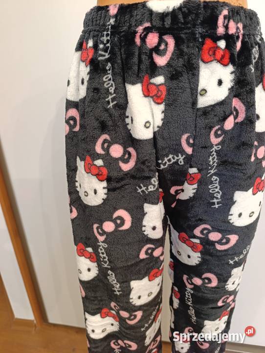 Spodnie piżmowe pluszowe Hello Kitty XSM Hażlach
