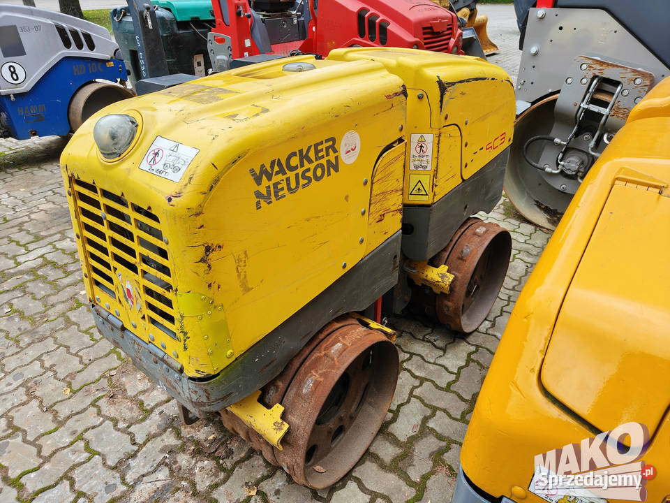 Walec okołkowany Wacker Neuson RTSC3 WIDEO pilot Walce Ostrowiec Świętokrzyski sprzedam