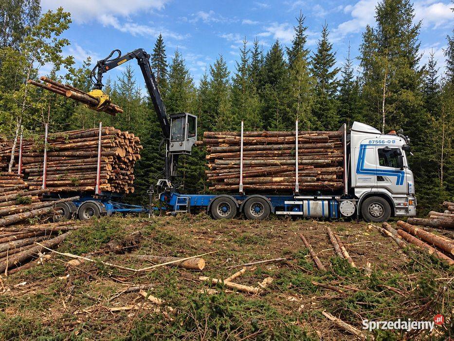 Drewno opałowe w wałkach 25 m Transport HDS Łódź