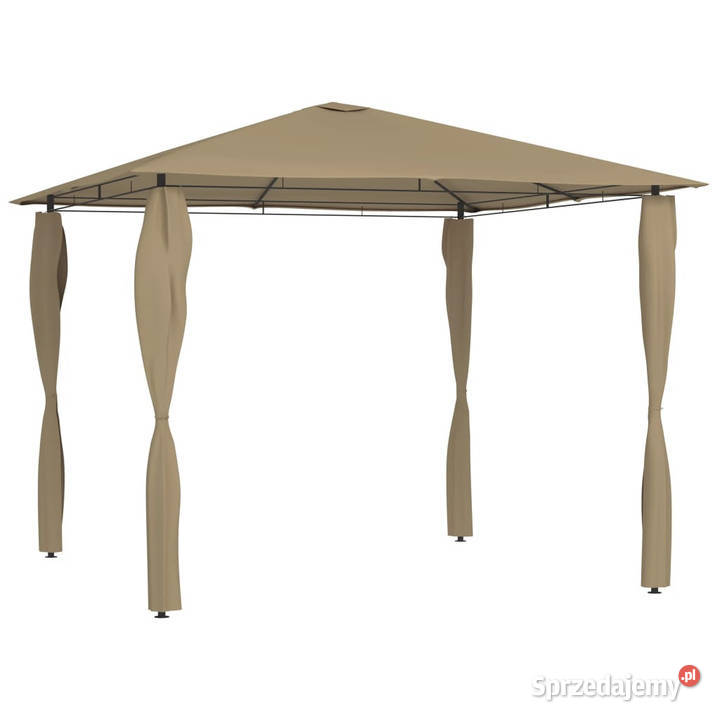Altana z pokryciem słupków 3x3x26 m taupe 160 gm Warszawa