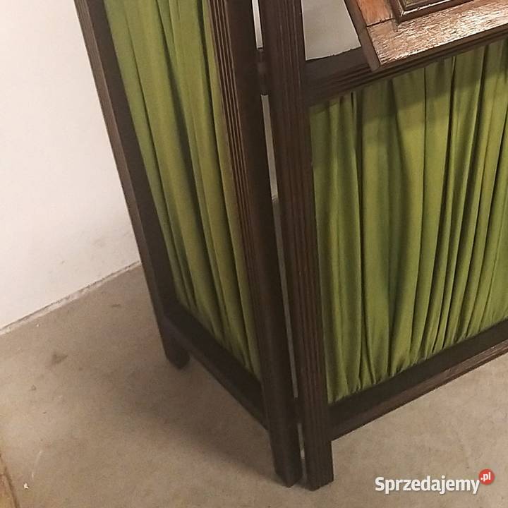 Drewniany składany parawan kominkowy Anglia lata Pomiechówek sprzedam