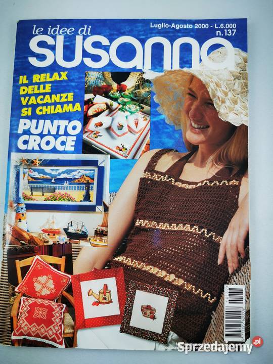 Le idee di Susanna haft krzyżykowy Czasopisma Wiśniowa