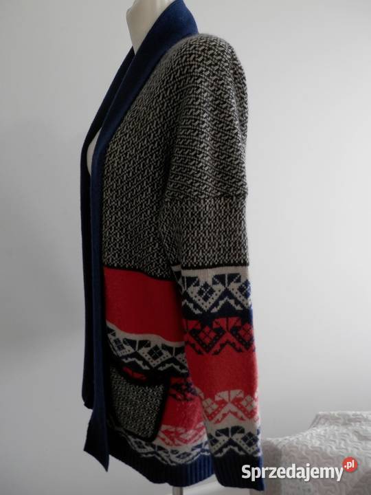 Sweter Blezer Wełna Jagnięca Angora Długi podlaskie Łomża sprzedam