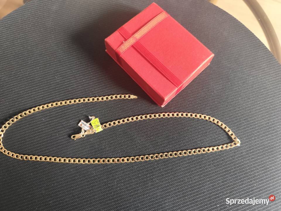 Złoty łańcuszek splot Ankier świętokrzyskie