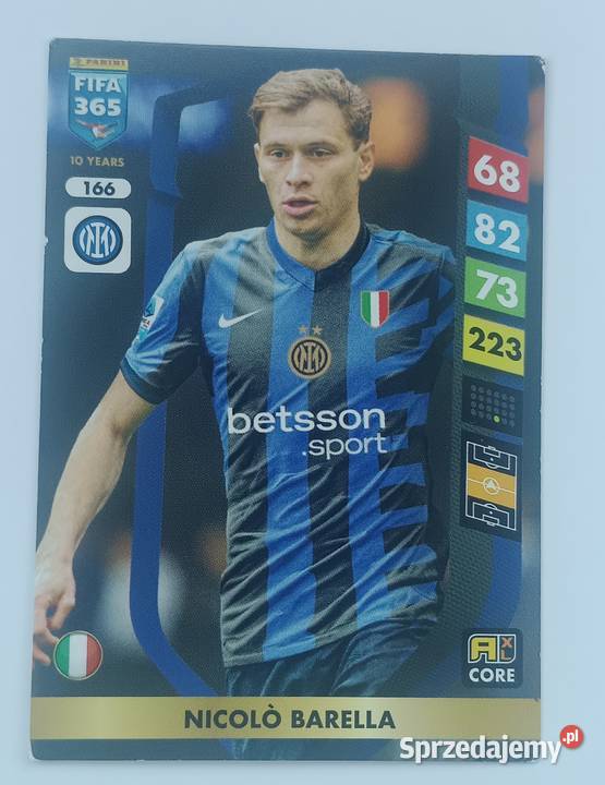 Nicolo Barella 166 karta Fifa 365 Adrenaline XL Zbylitowska Góra