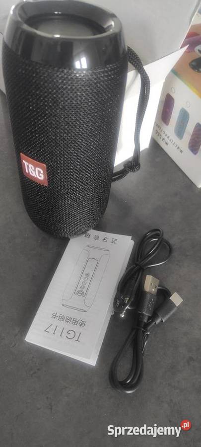 Głośnik przenośny BT TG bateria 1200mAh Super Krotoszyn